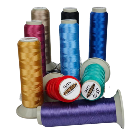 Бісерні нитки CORDEM 80 1000м кінчик не розпускається Luts textile - Зображення 4